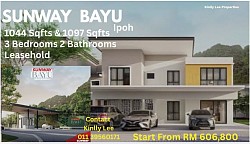 Ipoh Sunway Bayu 1044Sqfts & 1097Sqfts