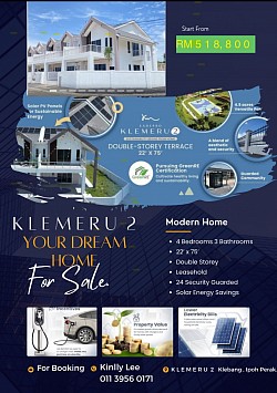 Ipoh Klemeru 2 22’x75’