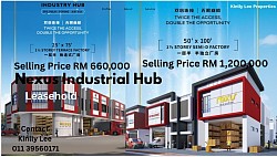 Ipoh Nexus Industrial Hub 25’x75’ & 50’x100’