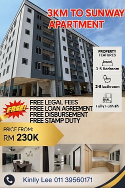 Ipoh Pangsapuri Putra Bercham 980Sqfts & 1367Sqfts