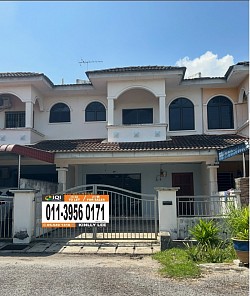 Ipoh Station 18 Double Storey 20’x65’ 4Bedrooms 3Bathrooms Leasehold Selling Price RM300,000